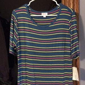 Striped Lularoe Julia dress